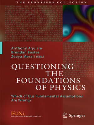 cover image of Questioning the Foundations of Physics